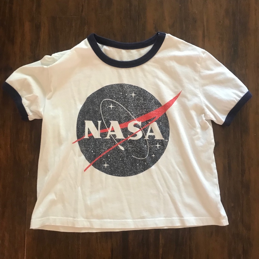 NASA cropped shirt